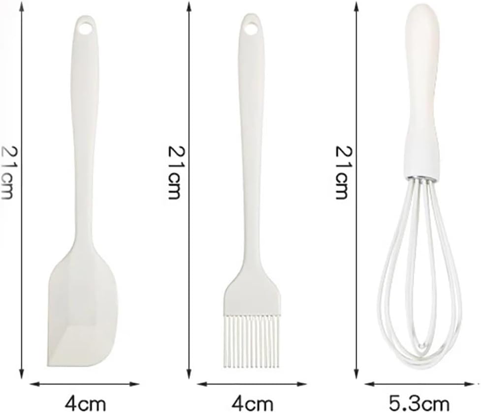 Silicone Baking Set Cake Cream Spatula Scraper Kitchen Household Egg Whisk Barbecue Oil Brush Gadget Supplies