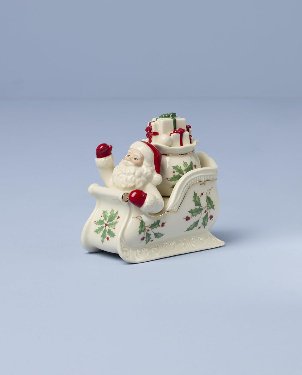 Holiday Figural Salt & Pepper Set, Christmas Dishes, Festive Serveware