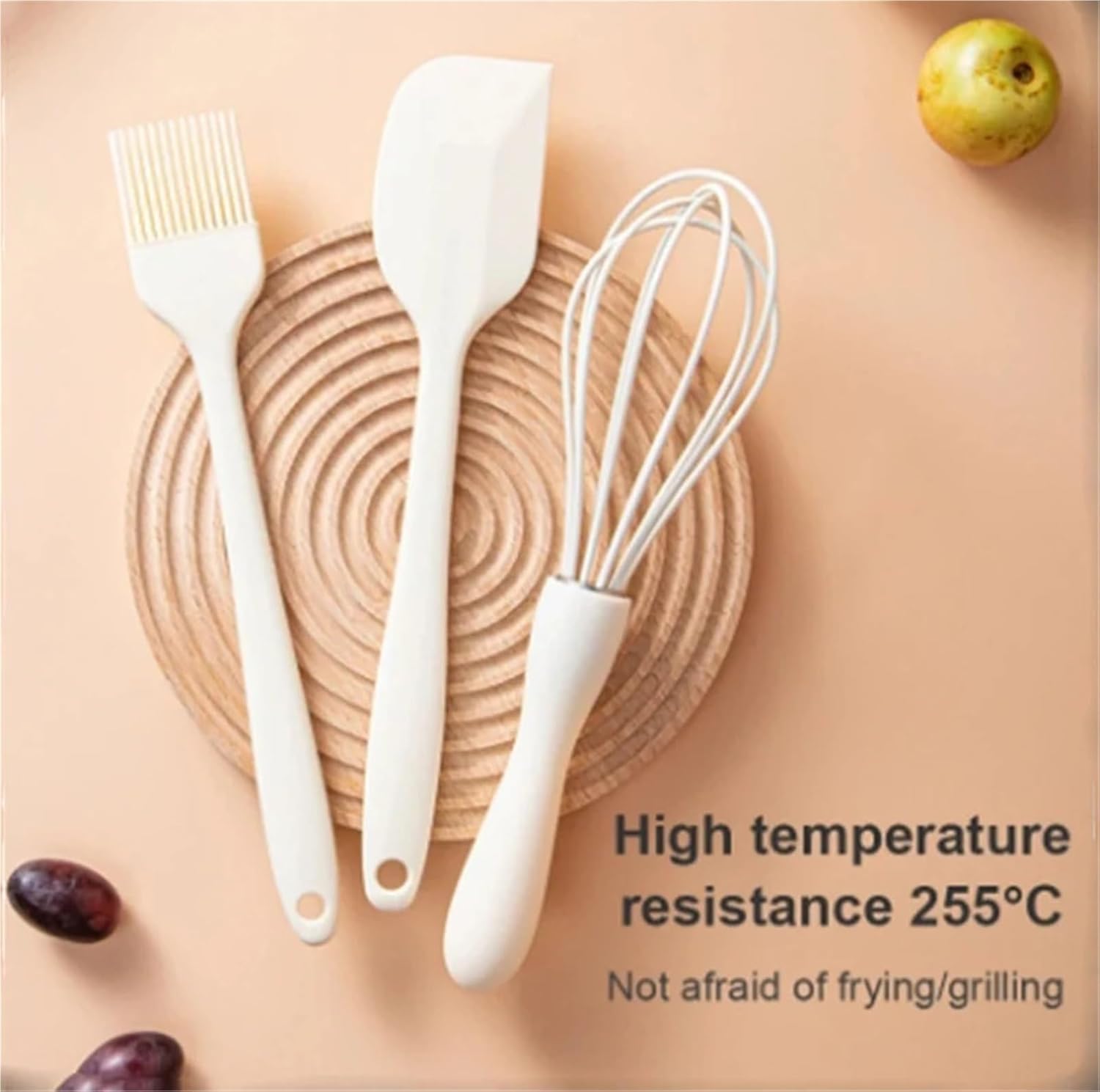 Silicone Baking Set Cake Cream Spatula Scraper Kitchen Household Egg Whisk Barbecue Oil Brush Gadget Supplies