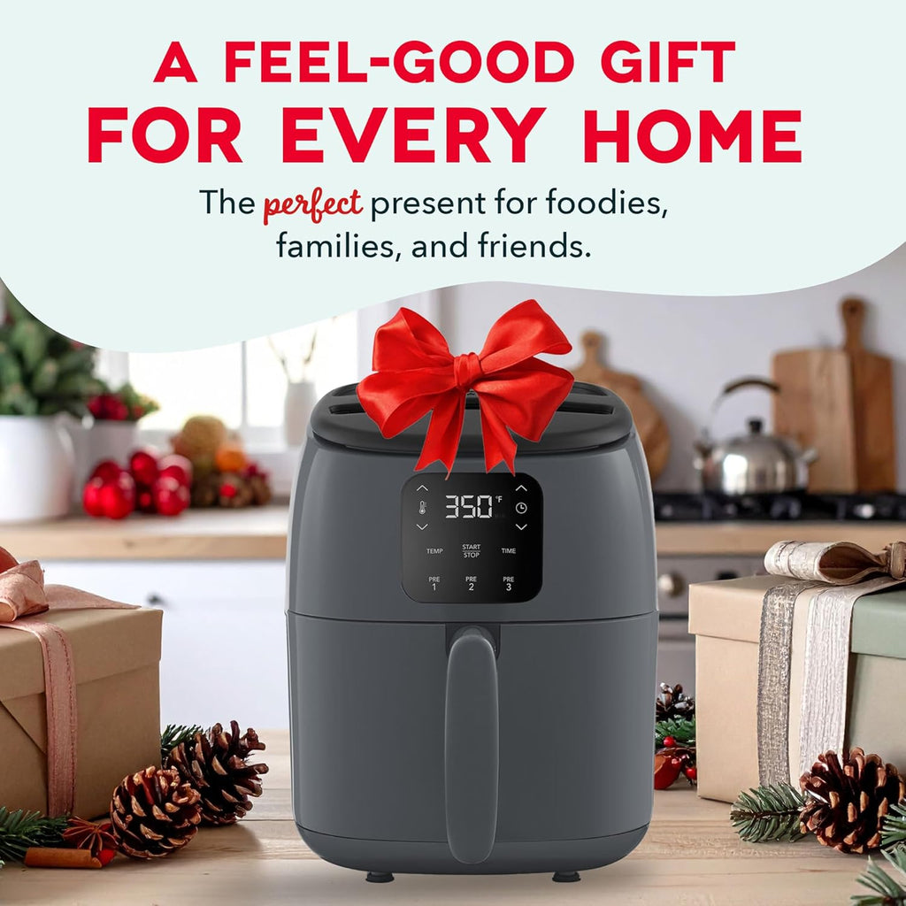 Digital Tasti-Crisp™ Air Fryer - Compact Electric Digital Fryer With Auto Shut-Off Feature - Ideal for Small Spaces - AirCrisp® Technology - 2.6 Quarts - Cool