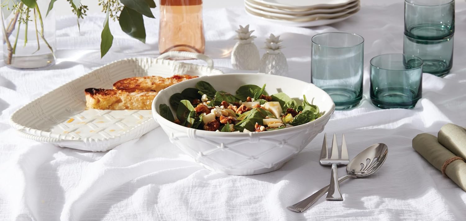 Wicker Creek Pineapple Salt & Pepper Set, 0.66, White