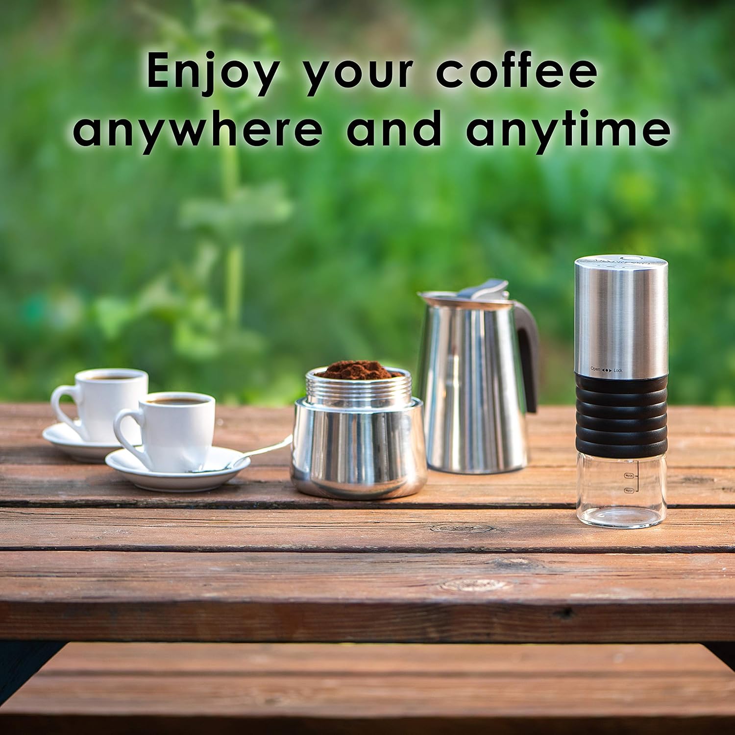 Mixpresso 9 Cup Greca Stovetop Espresso Pot 450ml/15oz, Moka Pot with Coffee Percolator Design, Stainless Steel Stove Top Coffee Maker for Camping or Home Use,Italian Stovetop Espresso Maker
