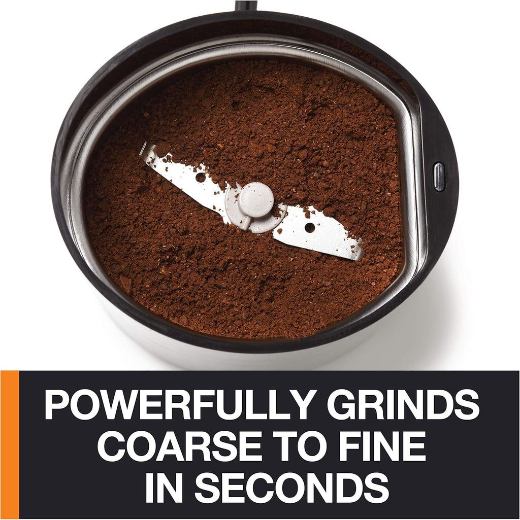 Electric Coffee Grinders, 3 oz Capacity, 200W Motor, Stainless Steel Blades for Uniform Grinding of Beans, Herb and Nuts, Coffee and Spice Grinder Electric