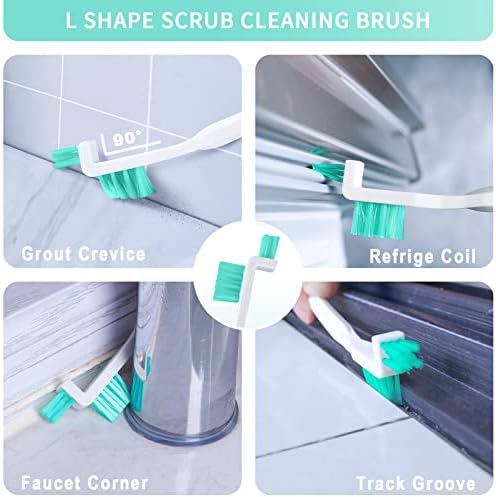 Small Cleaning Brush Tight Spaces, 8pcs Crevice Cleaning Brushes Tool for Household Use, Tiny Cleaning Brush Mini Parts Humidifier Toaster
