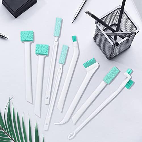 Small Cleaning Brush Tight Spaces, 8pcs Crevice Cleaning Brushes Tool for Household Use, Tiny Cleaning Brush Mini Parts Humidifier Toaster