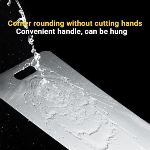 Titanium Cutting Board, Stainless Steel Food Grade Cutting Board, Titanium Cutting Board for Kitchen, 14 * 10 Inch, Meat, Fruit, Vegetable Cutting Boards (14 x 10 inch)