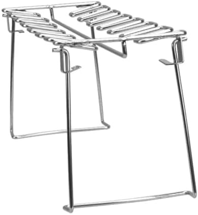 Chicken Leg Rack for Grill 2PCS Barbecue Rib Stainless Steel Roast Rack Roast Chicken Leg Rack Non-Stick Grilling BBQ Chicken Wing Leg Rack