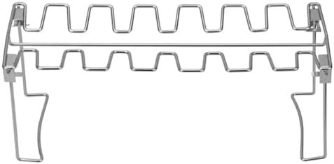 Chicken Leg Rack for Grill 2PCS Barbecue Rib Stainless Steel Roast Rack Roast Chicken Leg Rack Non-Stick Grilling BBQ Chicken Wing Leg Rack