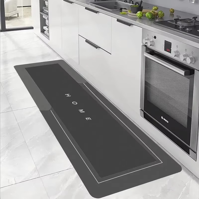 Kitchen Absorbent Mat – Non-Skid Waterproof Wipeable Comfort Standing Kitchen Rug – Long Strip Carpet Runner for Kitchen Floor, Wash-Free Easy Clean Anti-Fatigue Mat