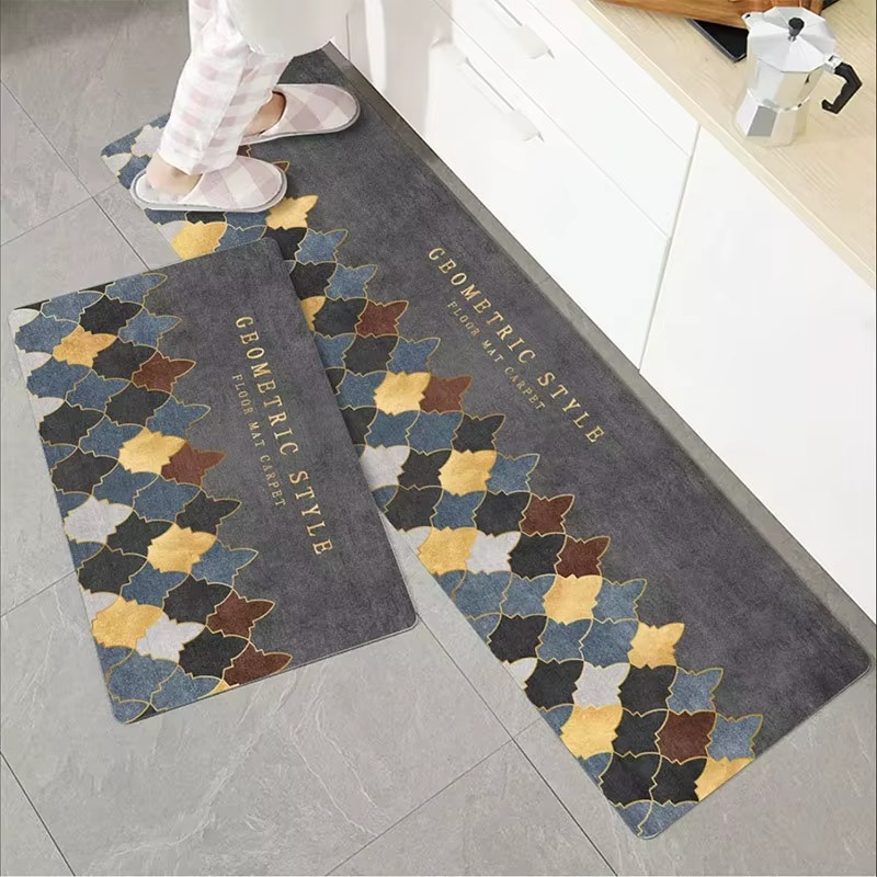 Kitchen Mat Floor Carpet – Fashion Simple Nordic Style Long Strip Runner Rug – Modern Home Décor Door Mat for Kitchen, Hallway, Entrance & Living Room