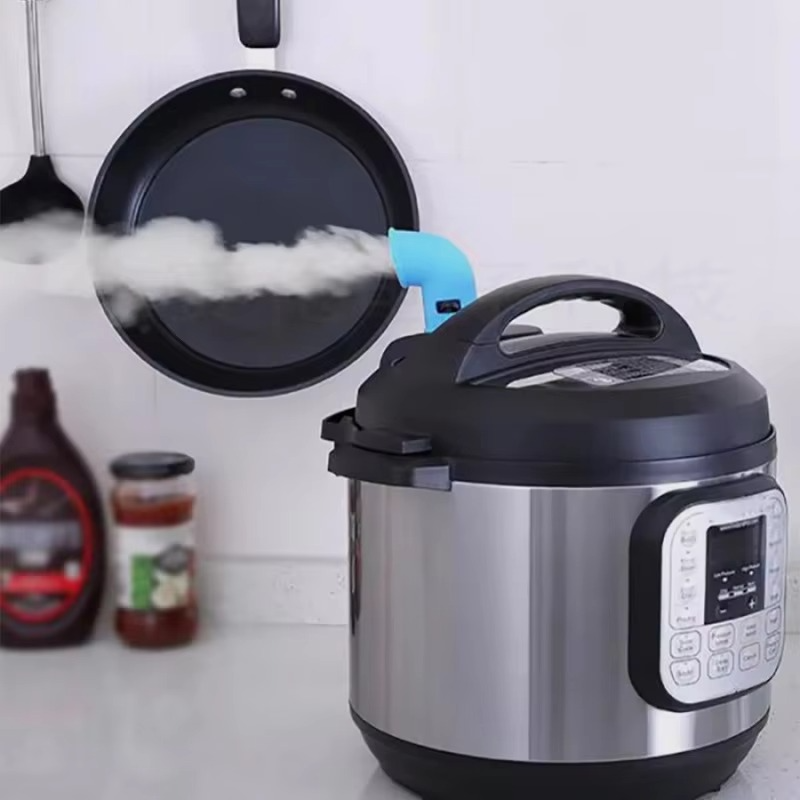 Pressure Cooker Silicone Steam Release Pipe – Replacement Exhaust Valve & Steam Diverter for Pressure Cooker Safety Vent
