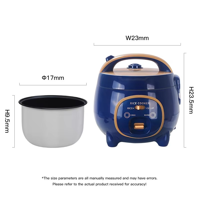 1.8L Mini Rice Cooker 110V–220V – Small Capacity Electric Cooker for Rice, Soup & Boiling Water, Portable Multi-Use Kitchen Appliance