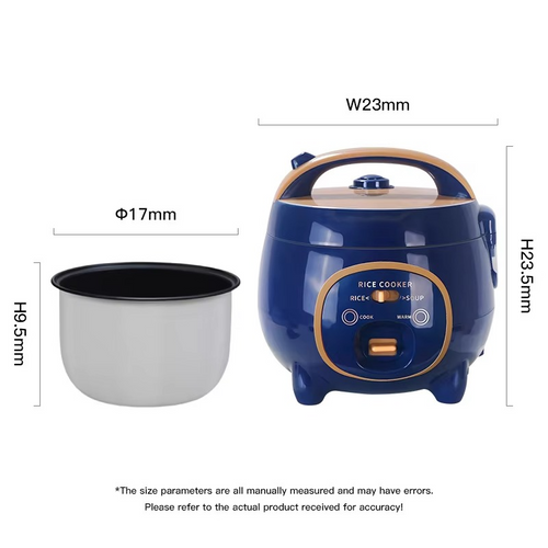1.8L Mini Rice Cooker 110V–220V – Small Capacity Electric Cooker for Rice, Soup & Boiling Water, Portable Multi-Use Kitchen Appliance