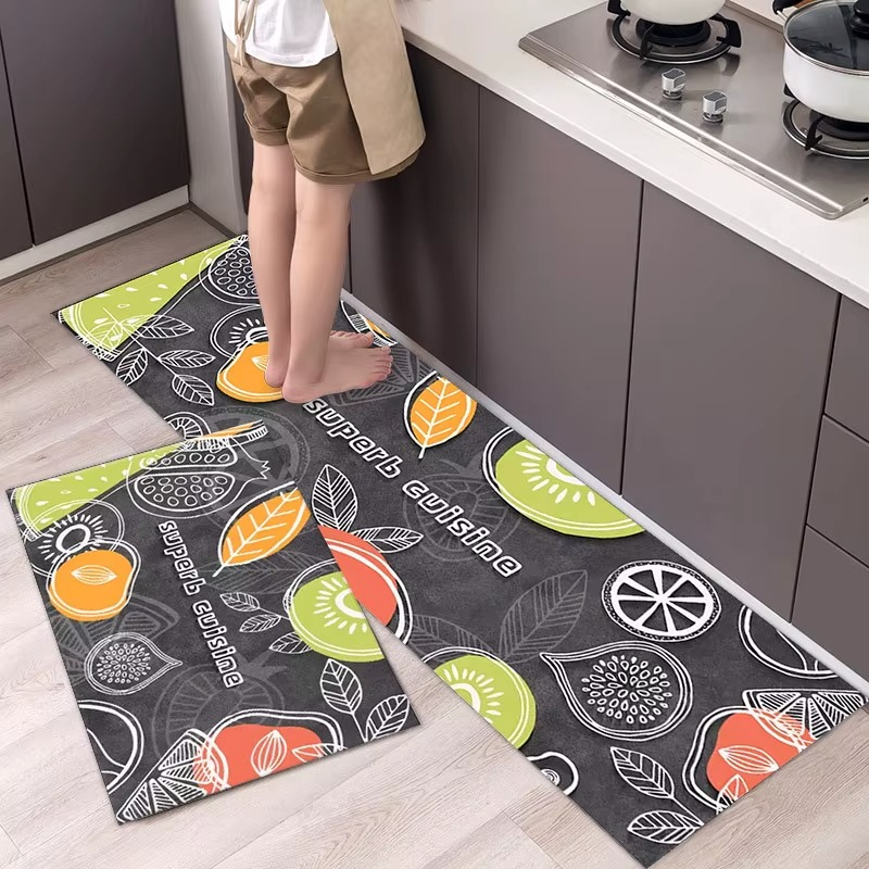 Kitchen Mat Floor Carpet – Fashion Simple Nordic Style Long Strip Runner Rug – Modern Home Décor Door Mat for Kitchen, Hallway, Entrance & Living Room