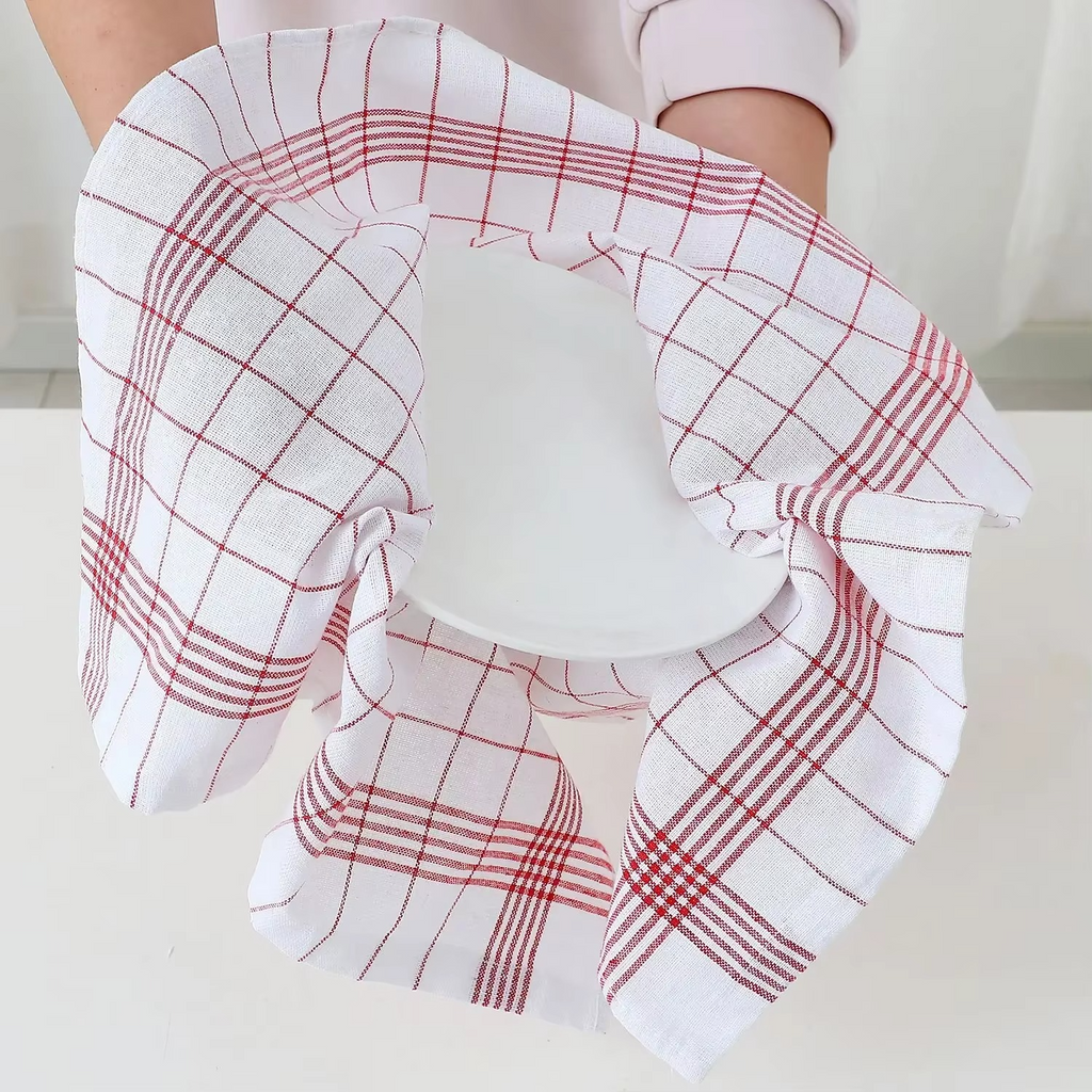 45x62cm Large Cotton Kitchen Towel – Super Absorbent Soft Dishcloth, Reusable Scouring & Cleaning Cloth for Home, Dishwashing & Kitchen Use