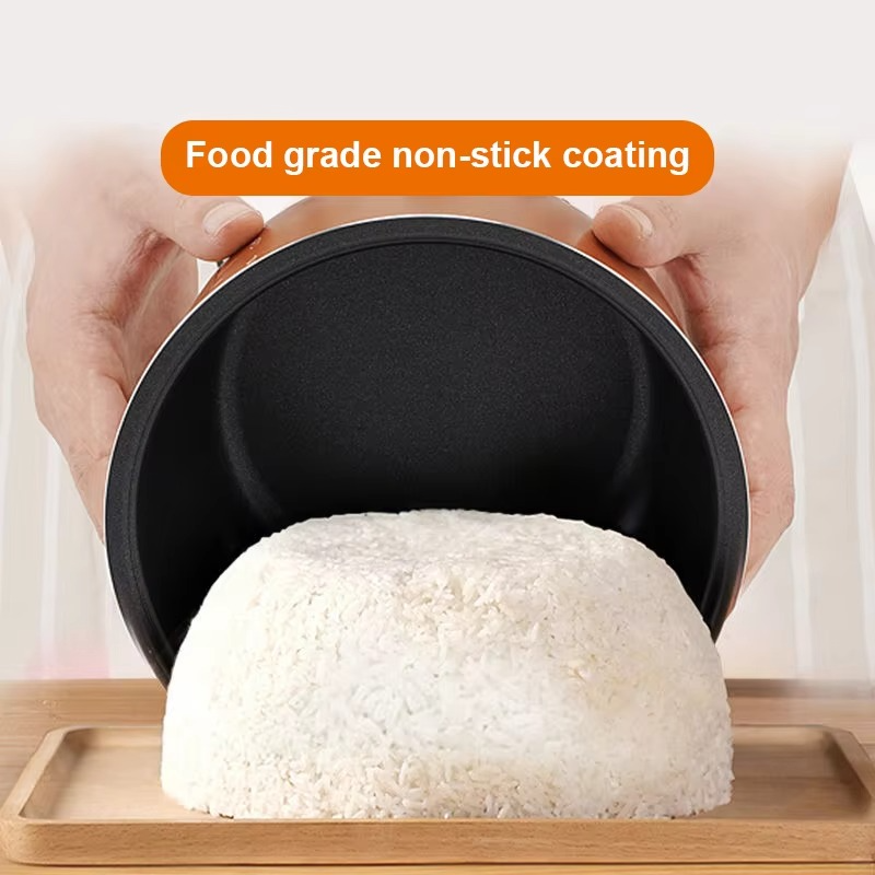 Portable Car Rice Cooker 2L – 12V/24V Electric Multi-Cooker for Truck & Travel, Soup, Porridge & Food Steamer Lunch Box