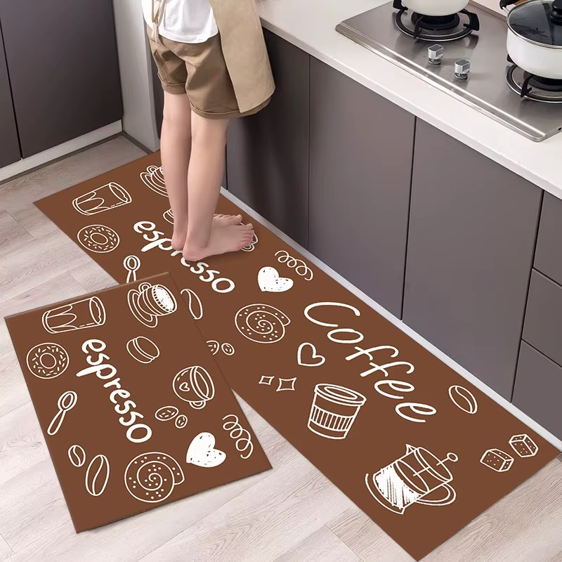 Kitchen Mat Floor Carpet – Fashion Simple Nordic Style Long Strip Runner Rug – Modern Home Décor Door Mat for Kitchen, Hallway, Entrance & Living Room