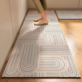 New 1 Pc Japanese Style Diatomite Mud Kitchen Floor Mat – Super Absorbent & Anti-Slip Soft Fast-Dry Carpet – Easy Clean Bathroom, Kitchen & Home Entrance Rug