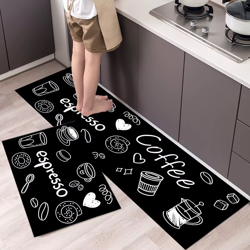 Kitchen Mat Floor Carpet – Fashion Simple Nordic Style Long Strip Runner Rug – Modern Home Décor Door Mat for Kitchen, Hallway, Entrance & Living Room