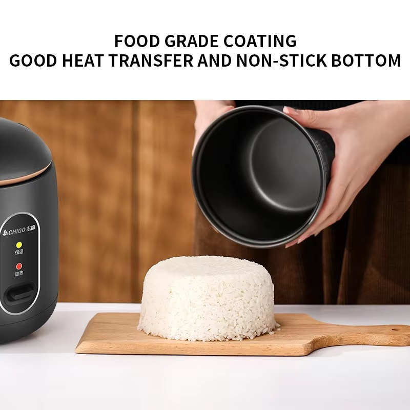 Mini Electric Rice Cooker – Low Power 1–2 Person Dormitory Household Rice Cooker, Compact Cooking Pot Gift