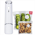 Compact Vacuum Sealer for Food (Vacuum Sealer Machine + 30 Reusable Vacuum Bags) Powerful Handheld Vacuum Sealer Machine, Seal Meal Saver, Portable Food Sealer