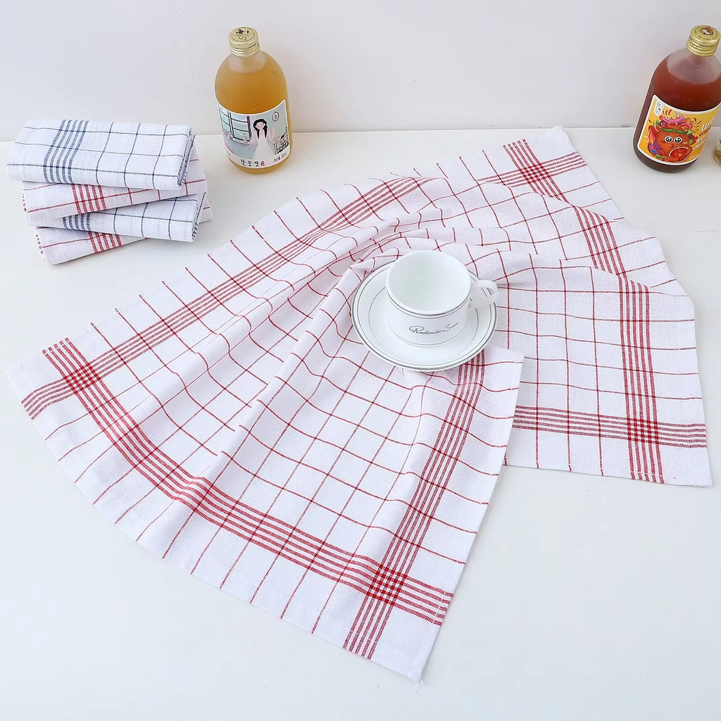 45x62cm Large Cotton Kitchen Towel – Super Absorbent Soft Dishcloth, Reusable Scouring & Cleaning Cloth for Home, Dishwashing & Kitchen Use