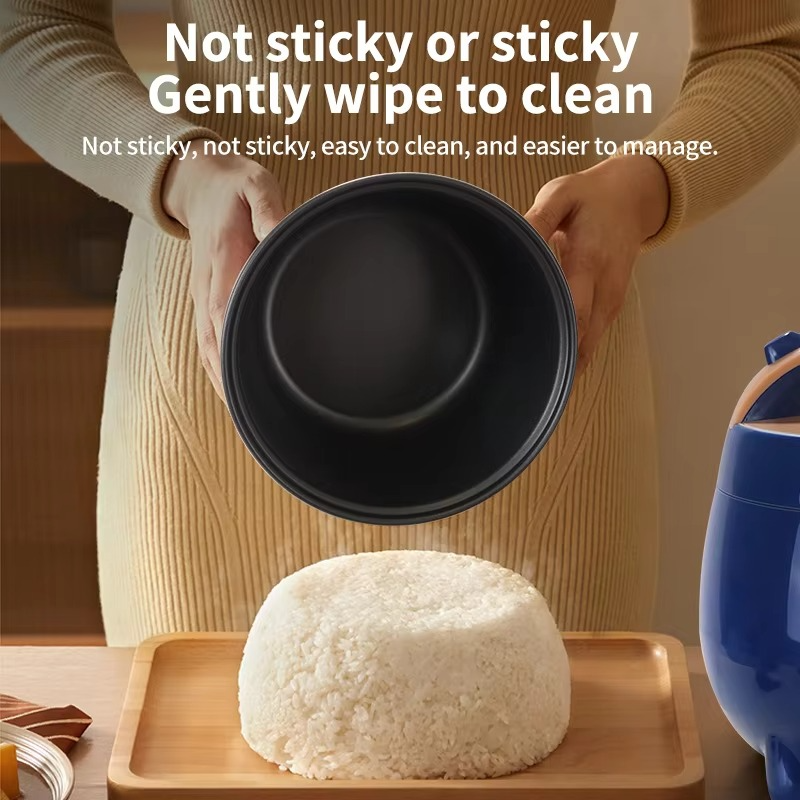 1.8L Mini Rice Cooker 110V–220V – Small Capacity Electric Cooker for Rice, Soup & Boiling Water, Portable Multi-Use Kitchen Appliance