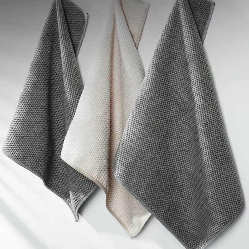 Kitchen Bar Cleaning Cloth Set (3/5/10 PCS) – Super Absorbent Square Towels for Coffee Machine, Tea Shop & Household Cleaning Rags