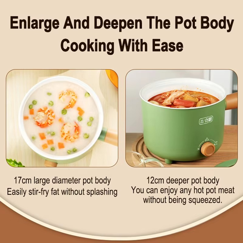 220V/110V Multi Cooker Electric Hot Pot – Household Non-Stick Rice Cooker & Cooking Pot, Portable Electric Cooking Appliance
