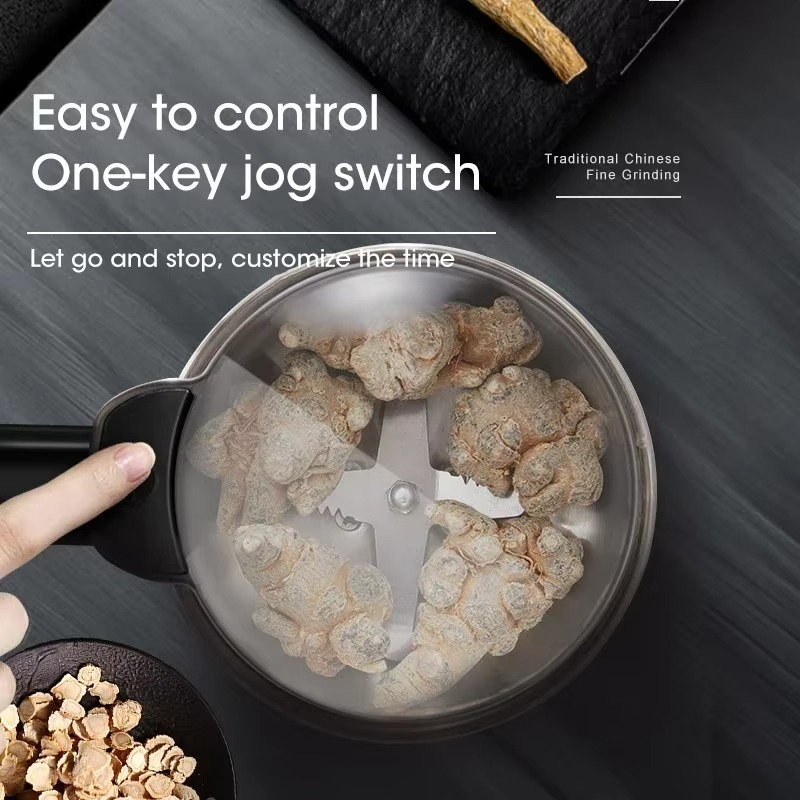 Electric Multifunctional Grinder – Coffee Bean, Cereal, Nuts, Spices & Grains Grinding Machine for Home Kitchen Use