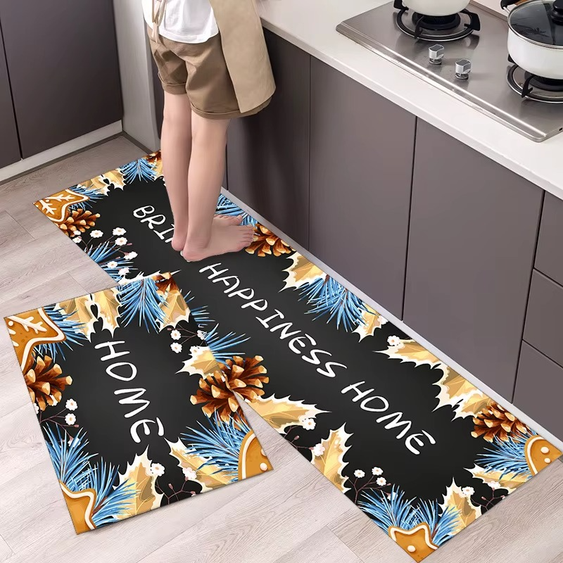 Kitchen Mat Floor Carpet – Fashion Simple Nordic Style Long Strip Runner Rug – Modern Home Décor Door Mat for Kitchen, Hallway, Entrance & Living Room