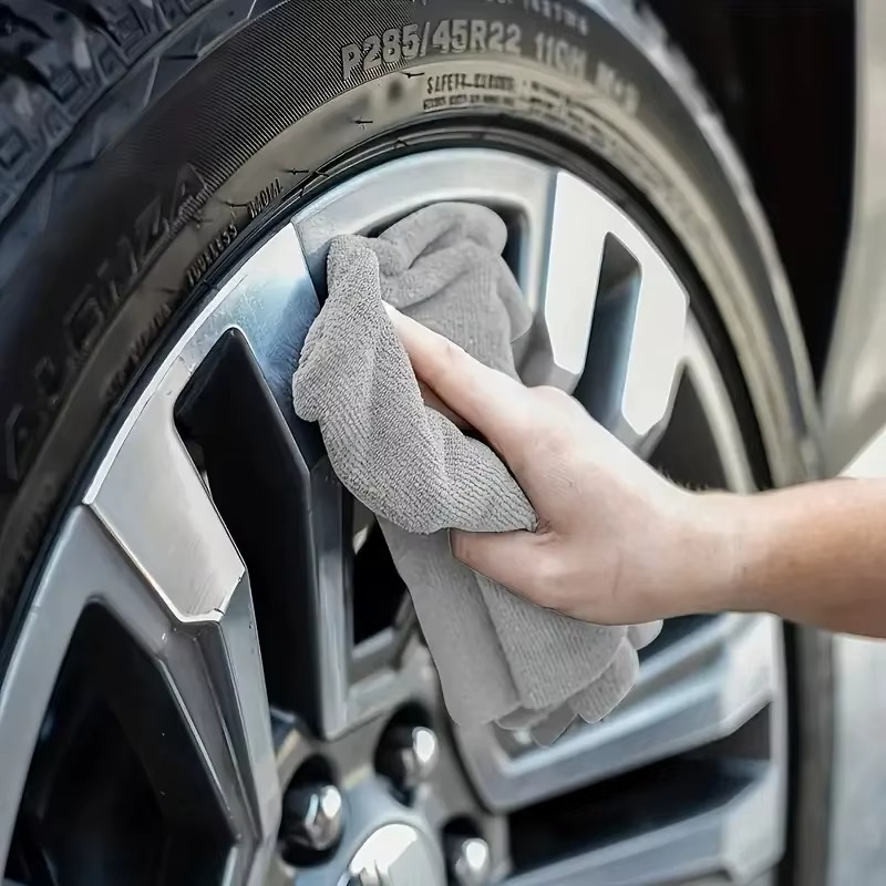 Microfiber Cleaning Towels (1–20 PCS) – Ultra Absorbent Car Wash & Drying Cloths, Auto Detailing, Polishing & Household Cleaning Towels