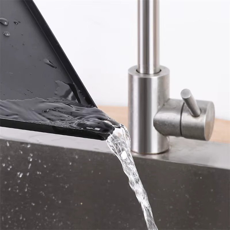 Kitchen Dish Drying Rack – Plastic Dish Drainer Holder for Plates & Bowls, Sink Draining Shelf Storage Stand Home Organizer