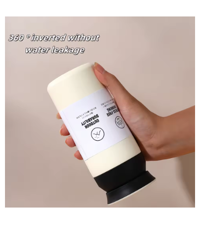 350ML Stainless Steel Vacuum Insulated Water Bottle – Portable Coffee Mug Travel Thermal Bottle Leak-Proof Thermal Tumbler Vacuum Flask