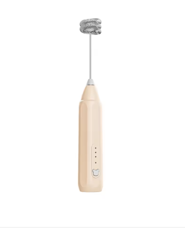 Mini USB Rechargeable Milk Frother – 3 Speed Handheld Coffee Foam Maker, Electric Milk Mixer & Egg Beater for Latte, Cappuccino & Drinks