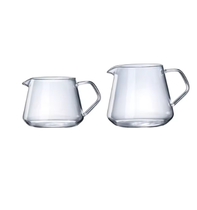 Coffee Sharing Pot Drip Coffee Maker – Heat-Resistant Glass Coffee Pot for Manual Drip Brewing, Hot Coffee Brewer Kettle