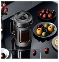 Household French Press Coffee & Tea Maker – Glass Pressure Pot with Filter Cup, Manual Brew Coffee & Tea Appliance