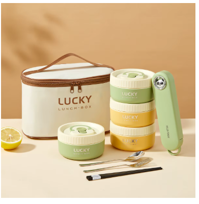 Portable Sealed Thermal Lunch Box – Stackable 304 Stainless Steel Bento Box, Insulated Food Container for Kids, School & Office