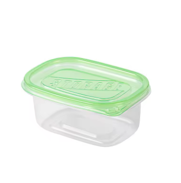 Disposable Food-Grade Square Storage Box with Lid – Microwave-Safe Fresh-Keeping Container for Frozen Vegetables, Takeout & Meal Prep