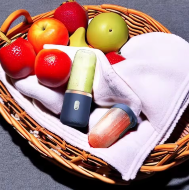 1pc handheld blender bottle 6 blades Multifunction juice blender Fresh juice Smoothie Ice CrushCup Food pro juicer machine