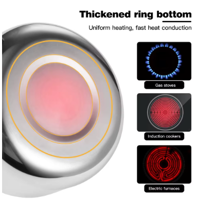 0.8–2L Stainless Steel Teapot Water Kettle – Induction & Gas Compatible, Portable Tea Kettle for Home, Hotel & Camping