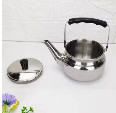 0.8–2L Stainless Steel Teapot Water Kettle – Induction & Gas Compatible, Portable Tea Kettle for Home, Hotel & Camping