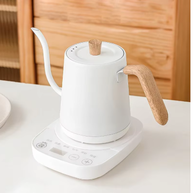 1000W Gooseneck Electric Kettle 800ML – Smart Temperature Control Pour Over Coffee Pot, Rapid Heating Stainless Steel Teapot