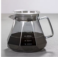 Eeseph Espresso Glass Carafe – Pour Over Coffee Sharing Pot, Diamond Glass Coffee Filter Kettle 400ML / 600ML