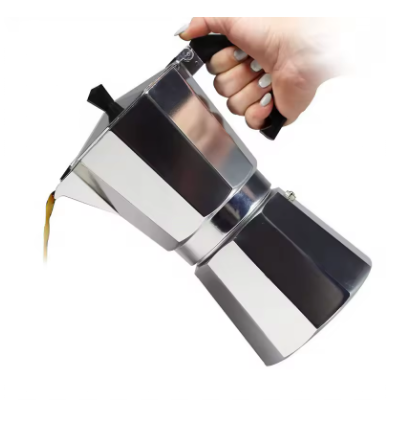 Coffee Maker Machine Aluminum Mocha Pot Mocha Coffee Pot Octagonal Aluminum Pot Span