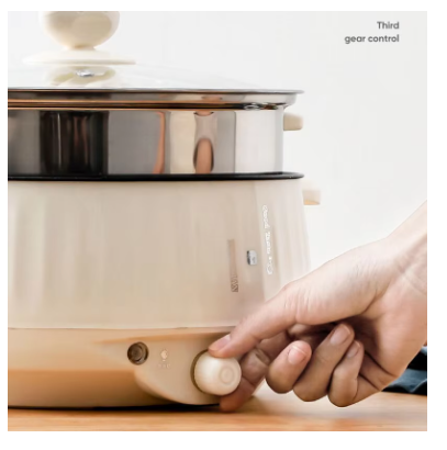 220V Multi Cooker Electric Hot Pot – Single/Double Layer Non-Stick Cooking Pot, Rice Cooker & Soup Maker for 1–2 People Household