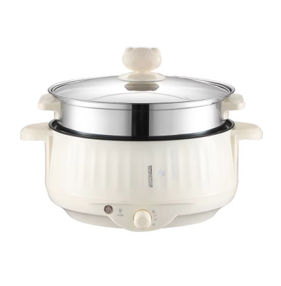 220V Multi Cooker Electric Hot Pot – Single/Double Layer Non-Stick Cooking Pot, Rice Cooker & Soup Maker for 1–2 People Household