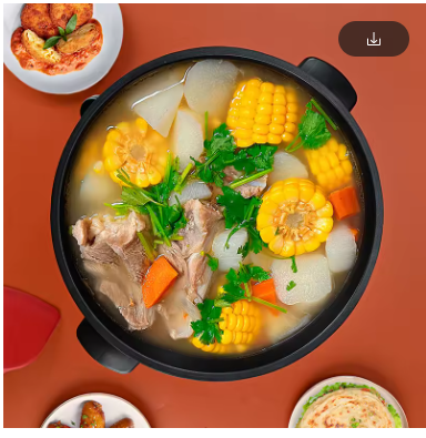 2.4L / 4L Electric Multicooker – Single Layer Non-Stick Hot Pot & Rice Cooker for 1–2 People, Portable Household Cooking Appliance (Red)