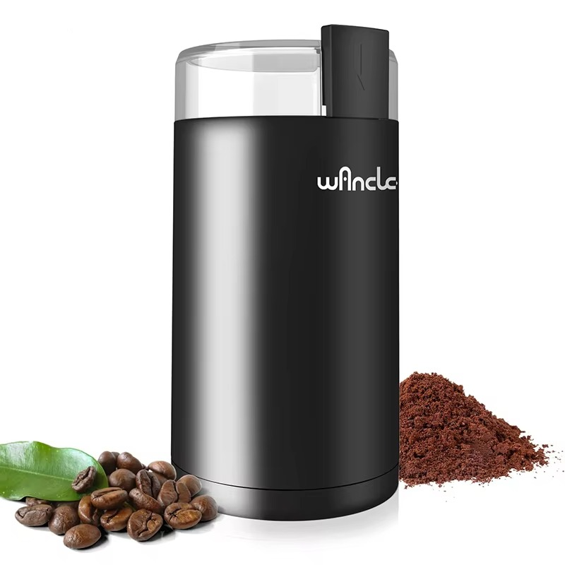 200W Electric Coffee Grinder – Multifunctional Coffee Bean, Spice & Grain Grinder Machine, 220V/120V Household Kitchen Appliance