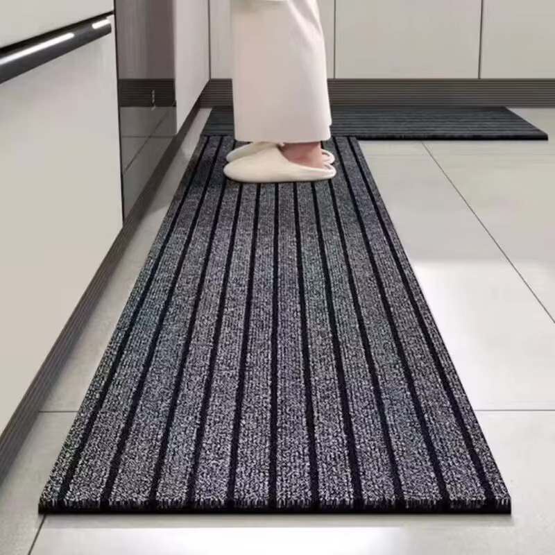 Anti-Slip Kitchen Mat – Full Coverage DIY Floor Carpet – Absorbent Oil-Resistant Kitchen Doormat – Long Hallway Runner Rug for Entrance, Easy to Clean Non-Slip Home Floor Mat